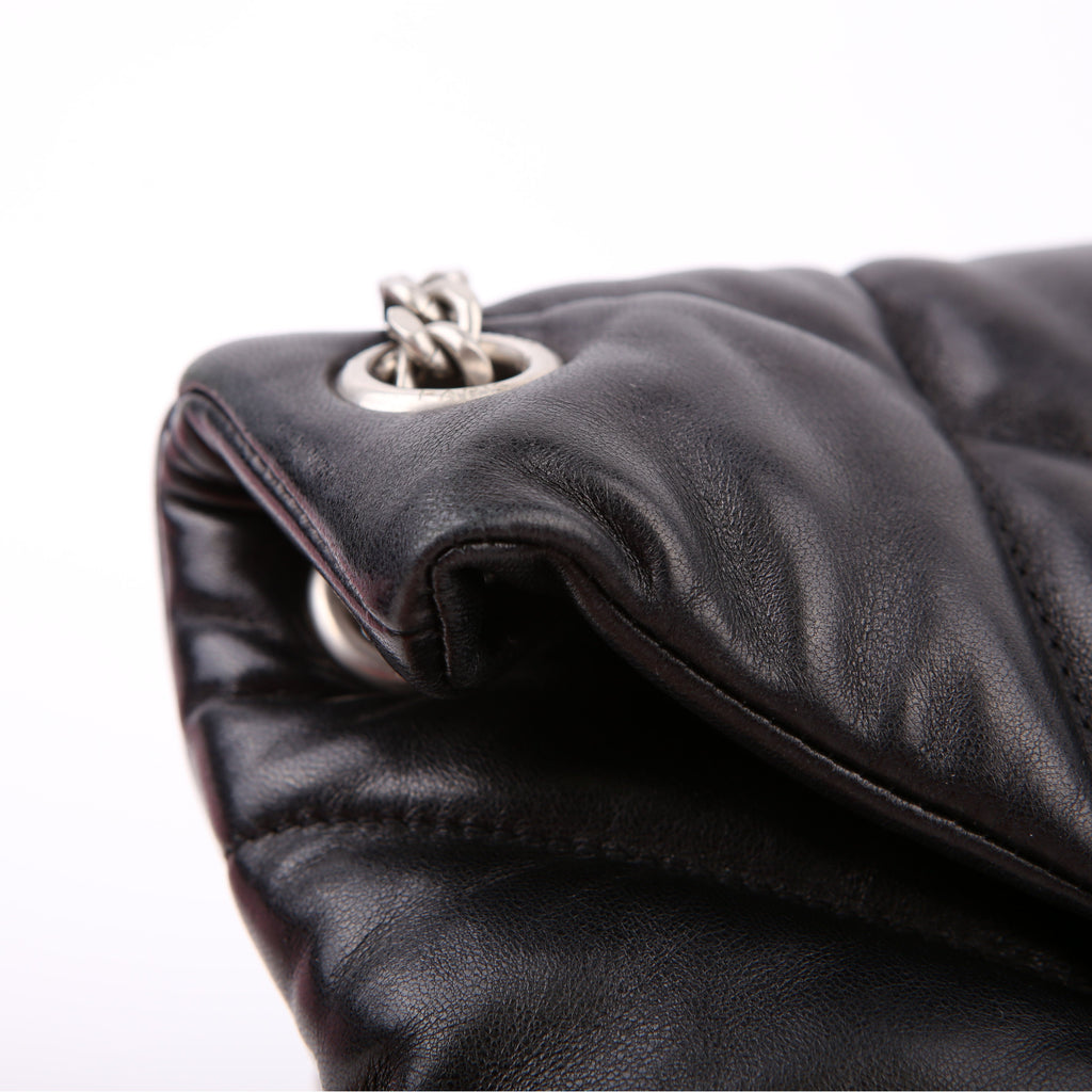 Puffer Quilted Small Lambskin 577476 Black