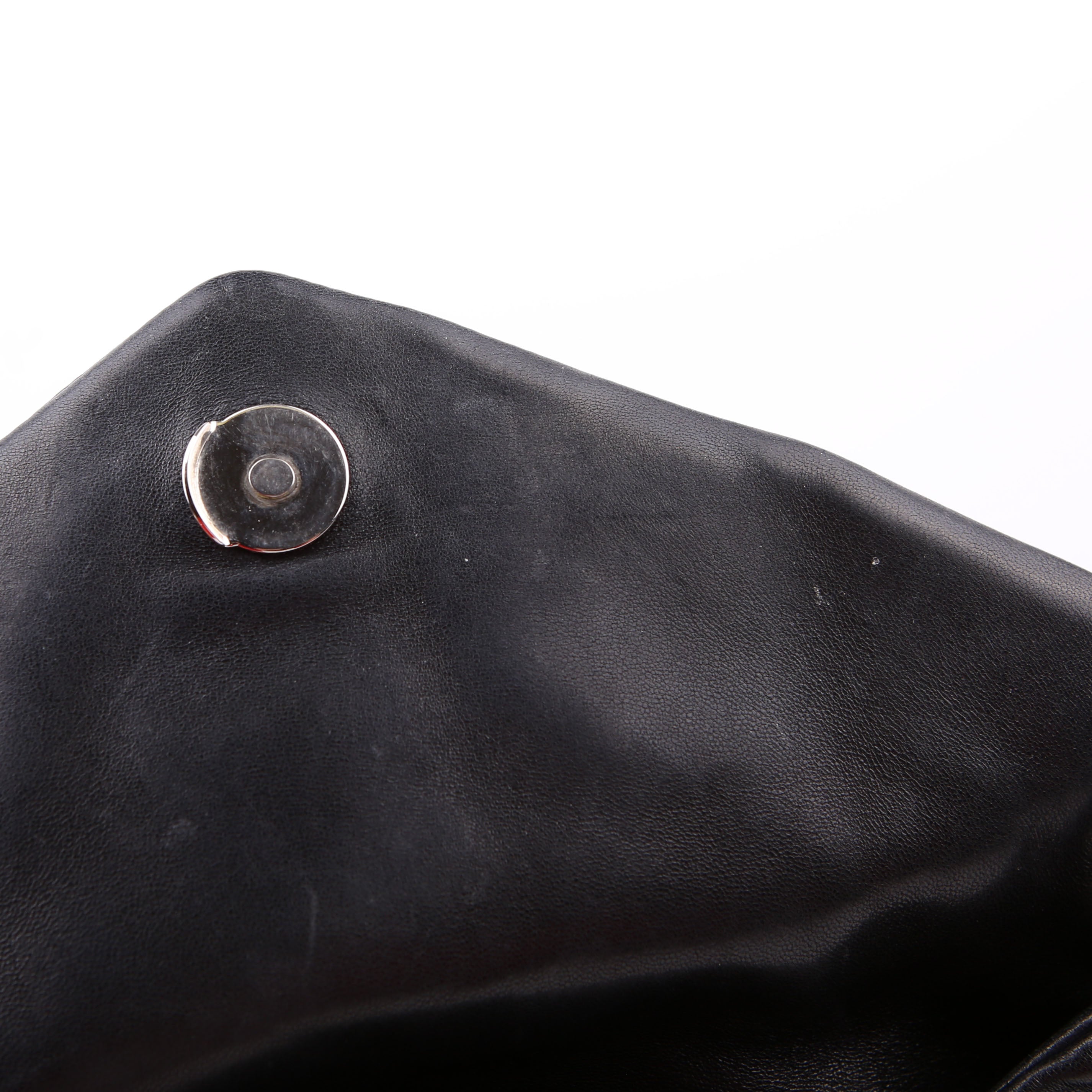 Puffer Quilted Small Lambskin 577476 Black