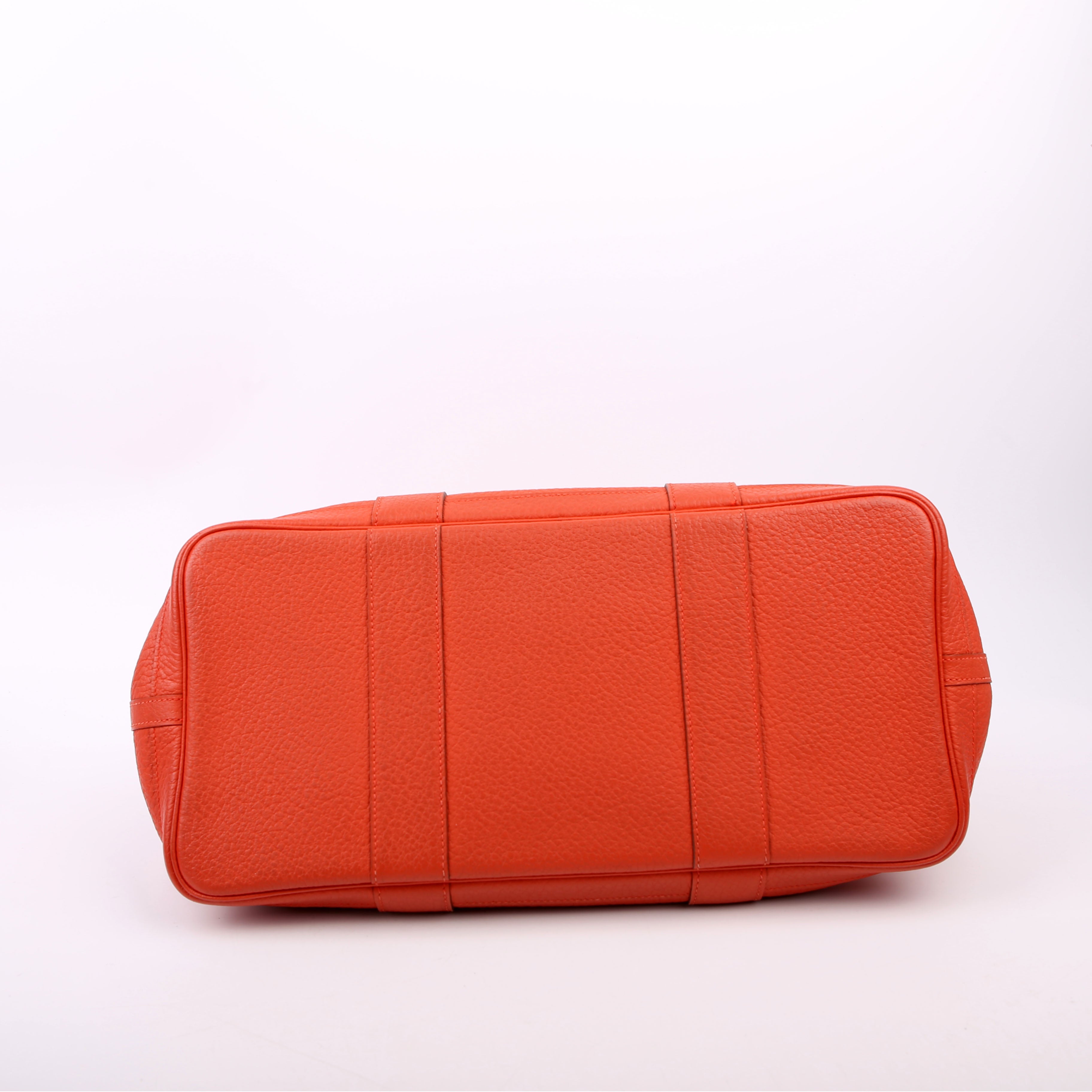 Hermes Garden Party 36 Leather Orange