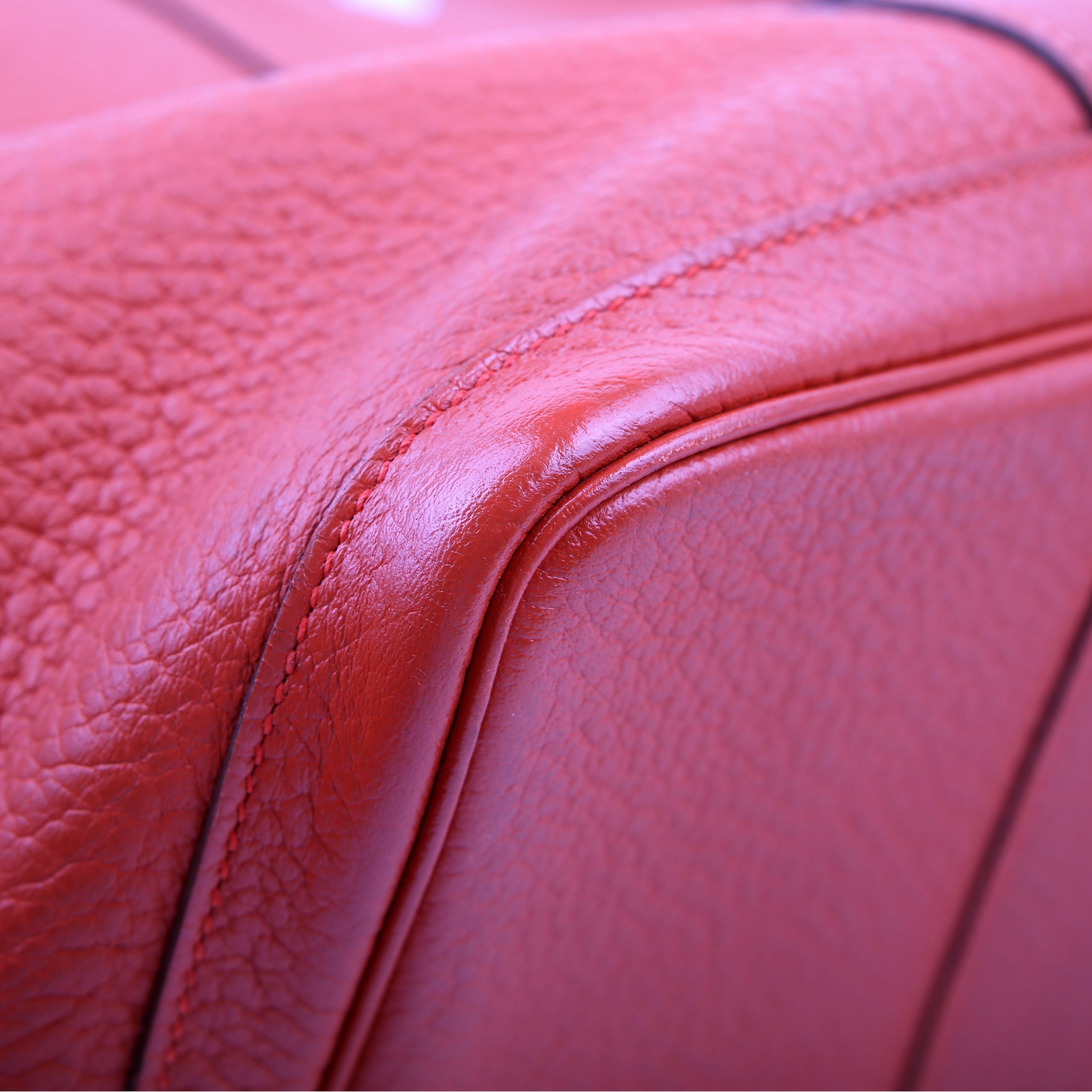 Hermes Garden Party 36 Leather Orange