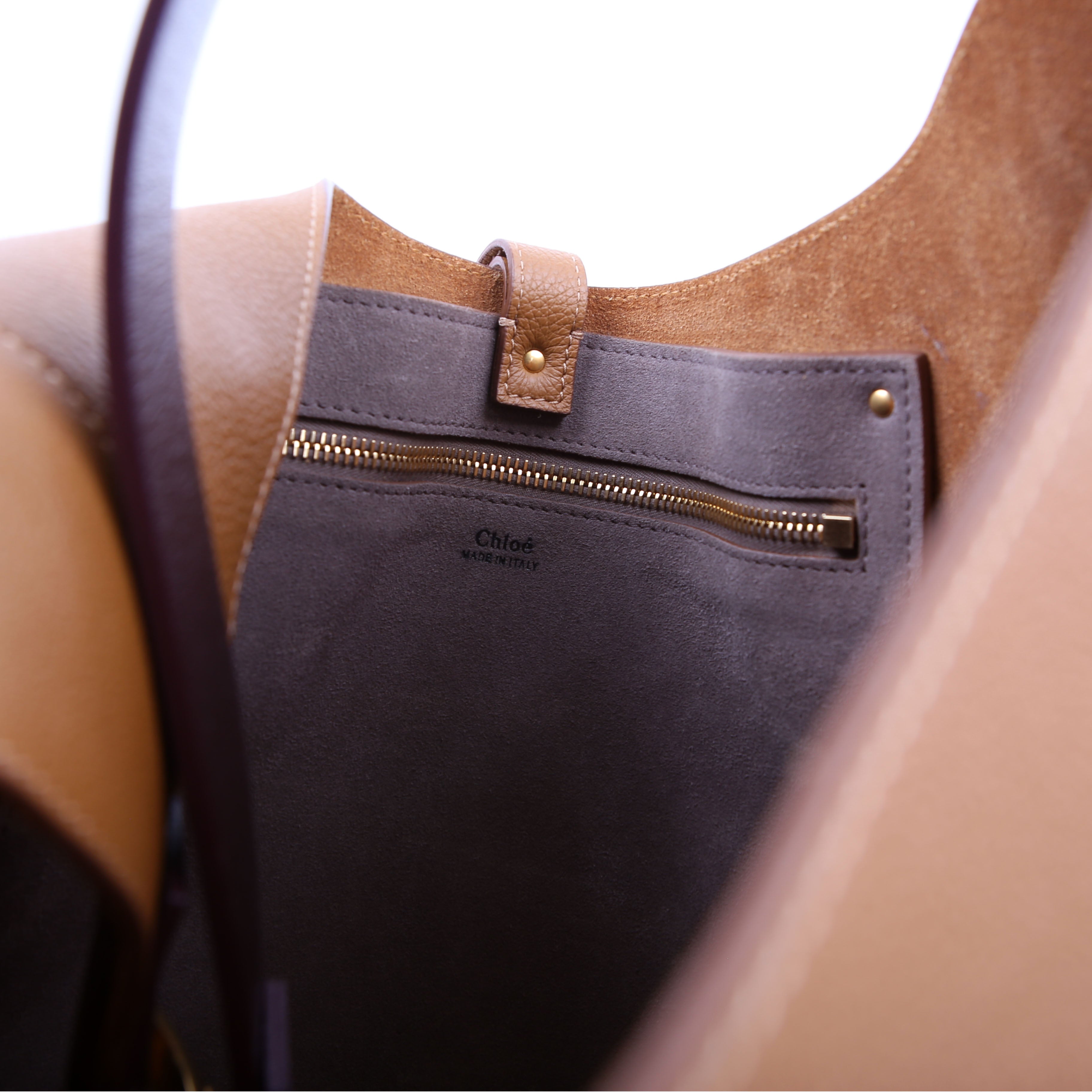 Marcie Hobo Grained Leather Brown