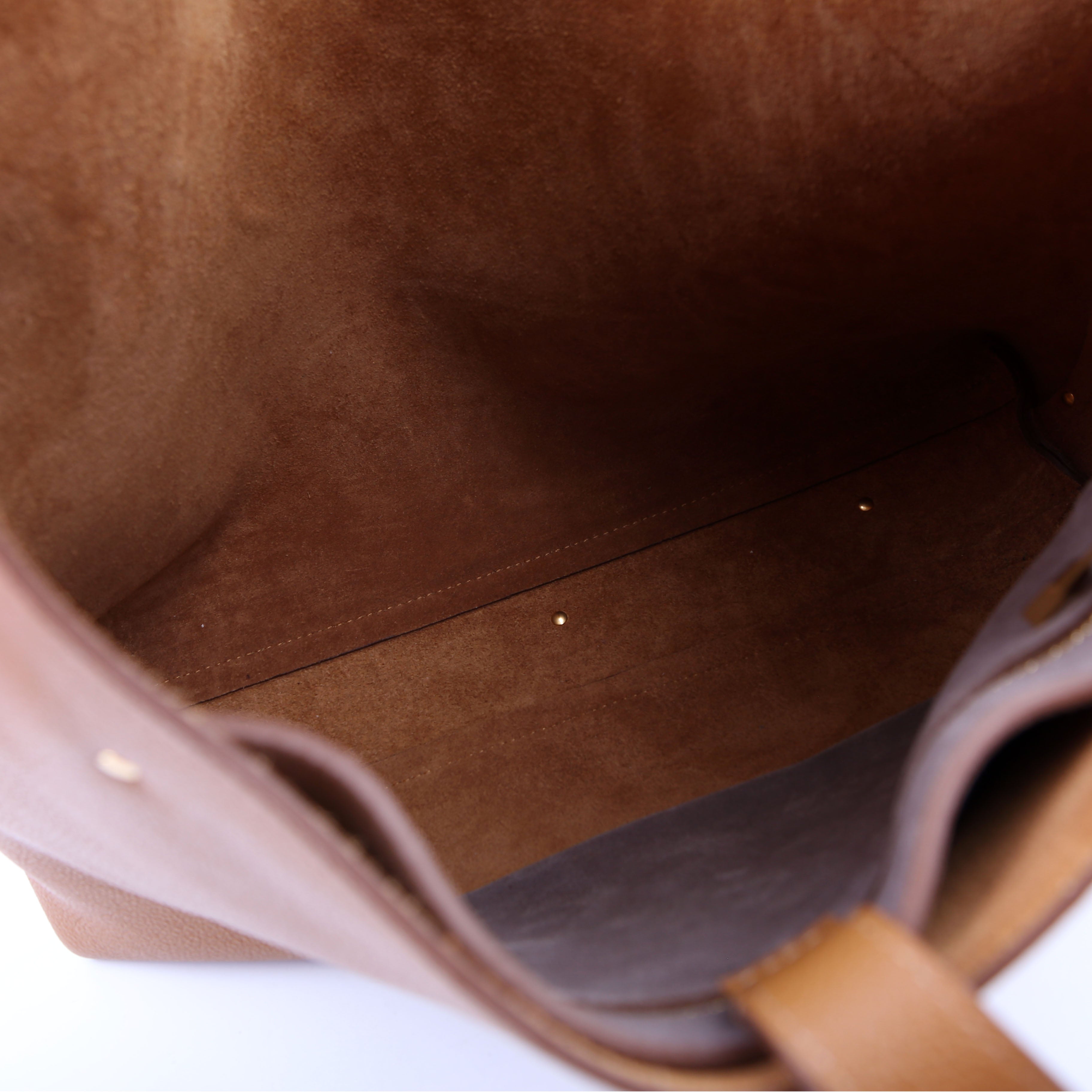 Marcie Hobo Grained Leather Brown
