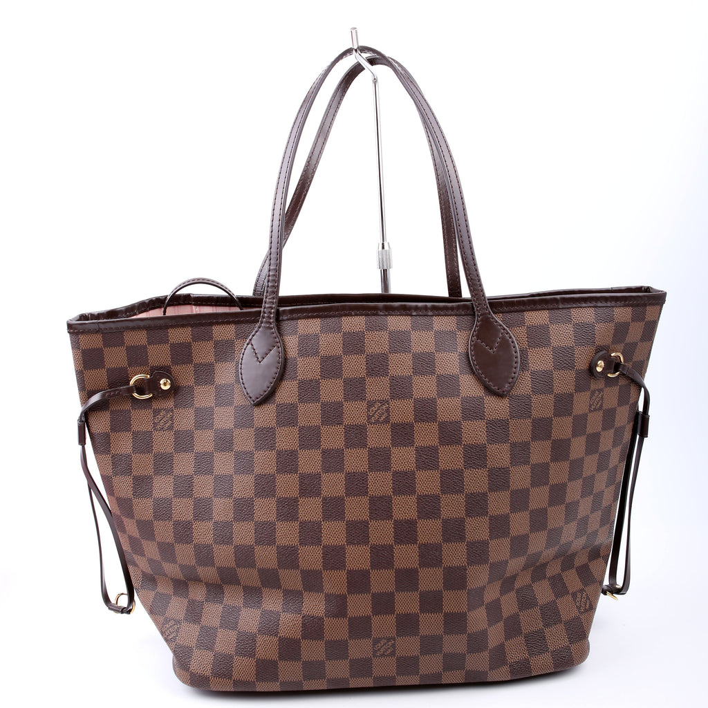 Neverfull with Wallet MM Damier Ebene