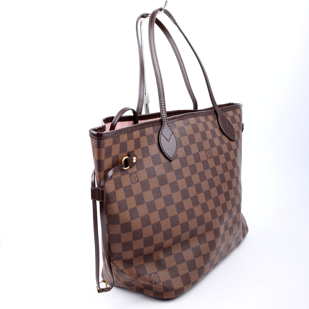 Neverfull with Wallet MM Damier Ebene
