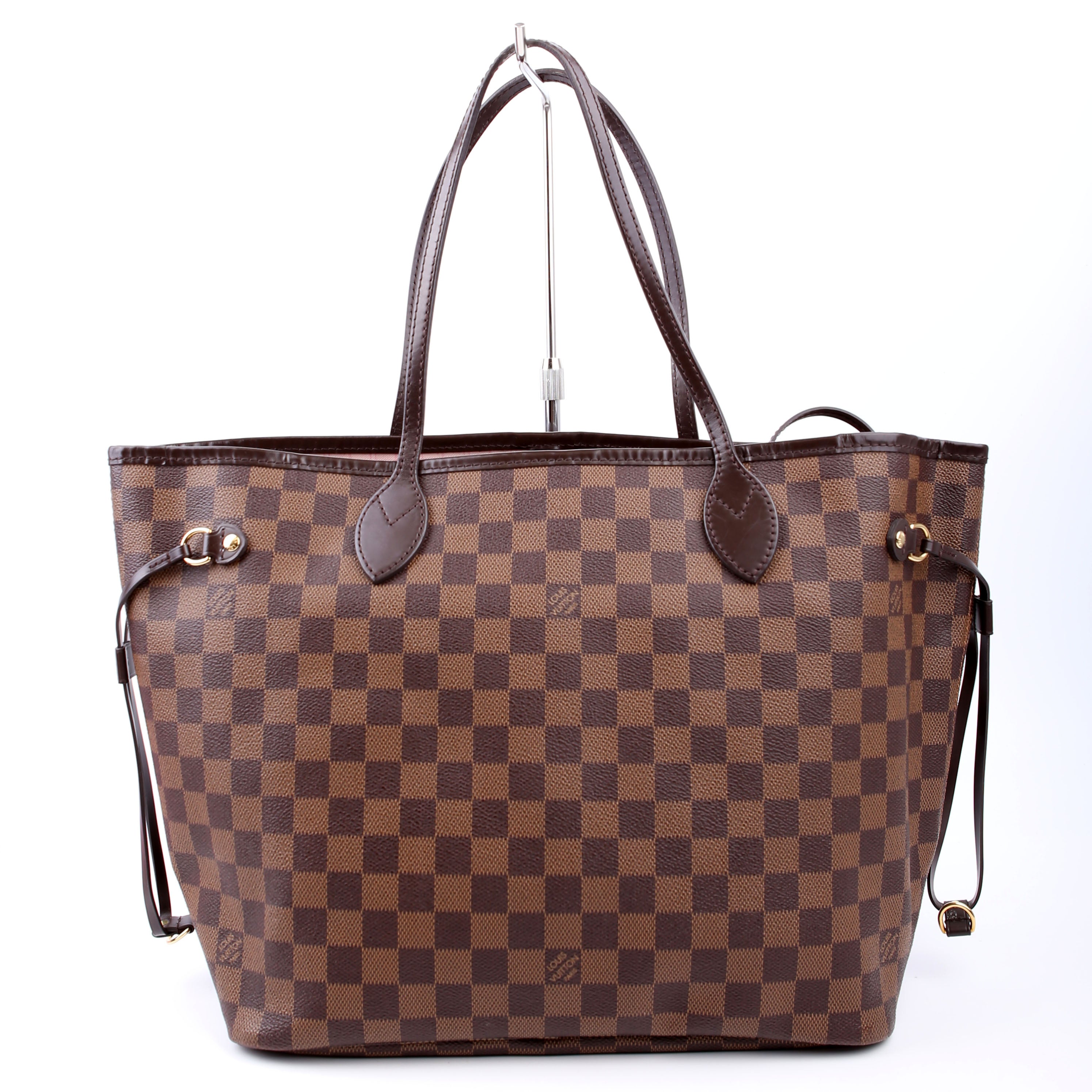 Neverfull with Wallet MM Damier Ebene