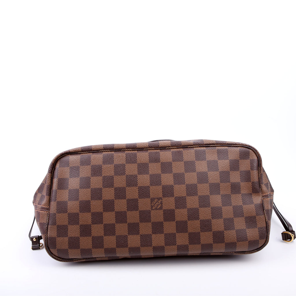 Neverfull with Wallet MM Damier Ebene