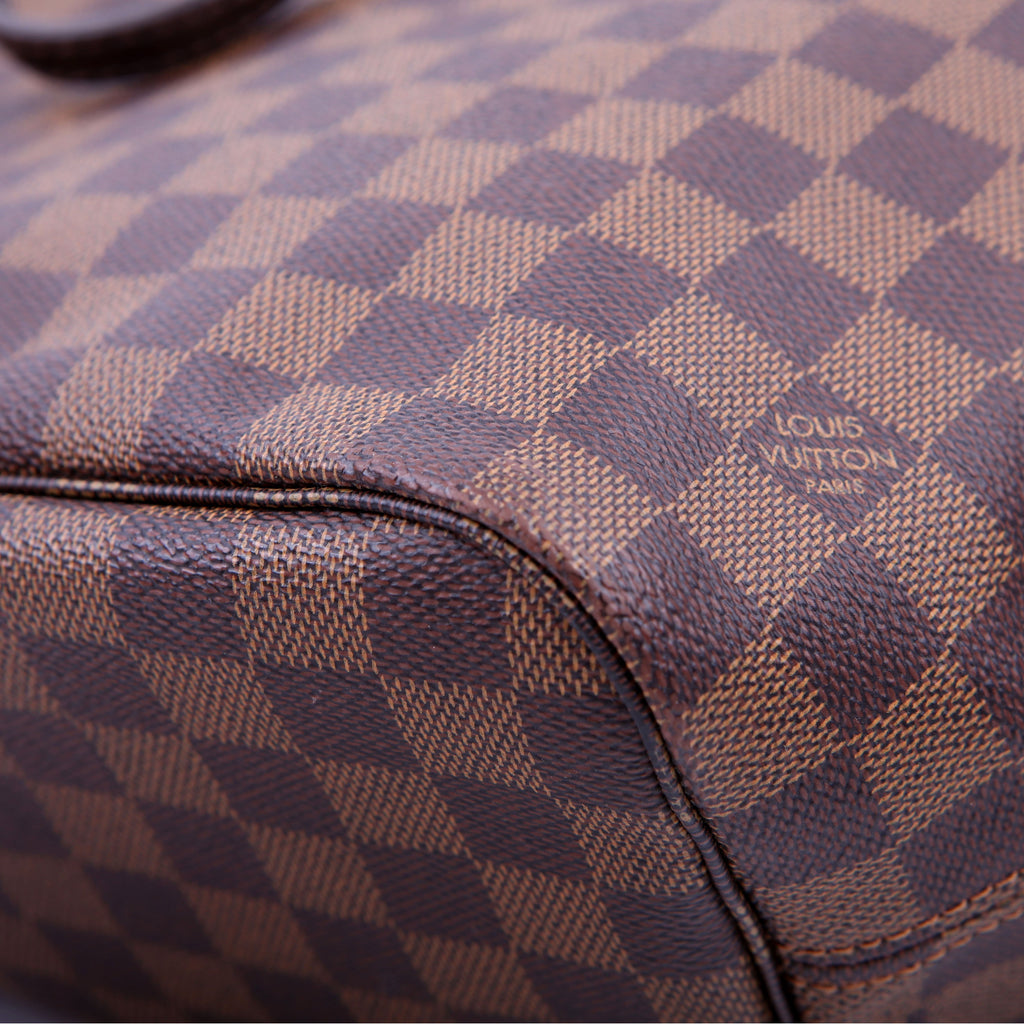 Neverfull with Wallet MM Damier Ebene