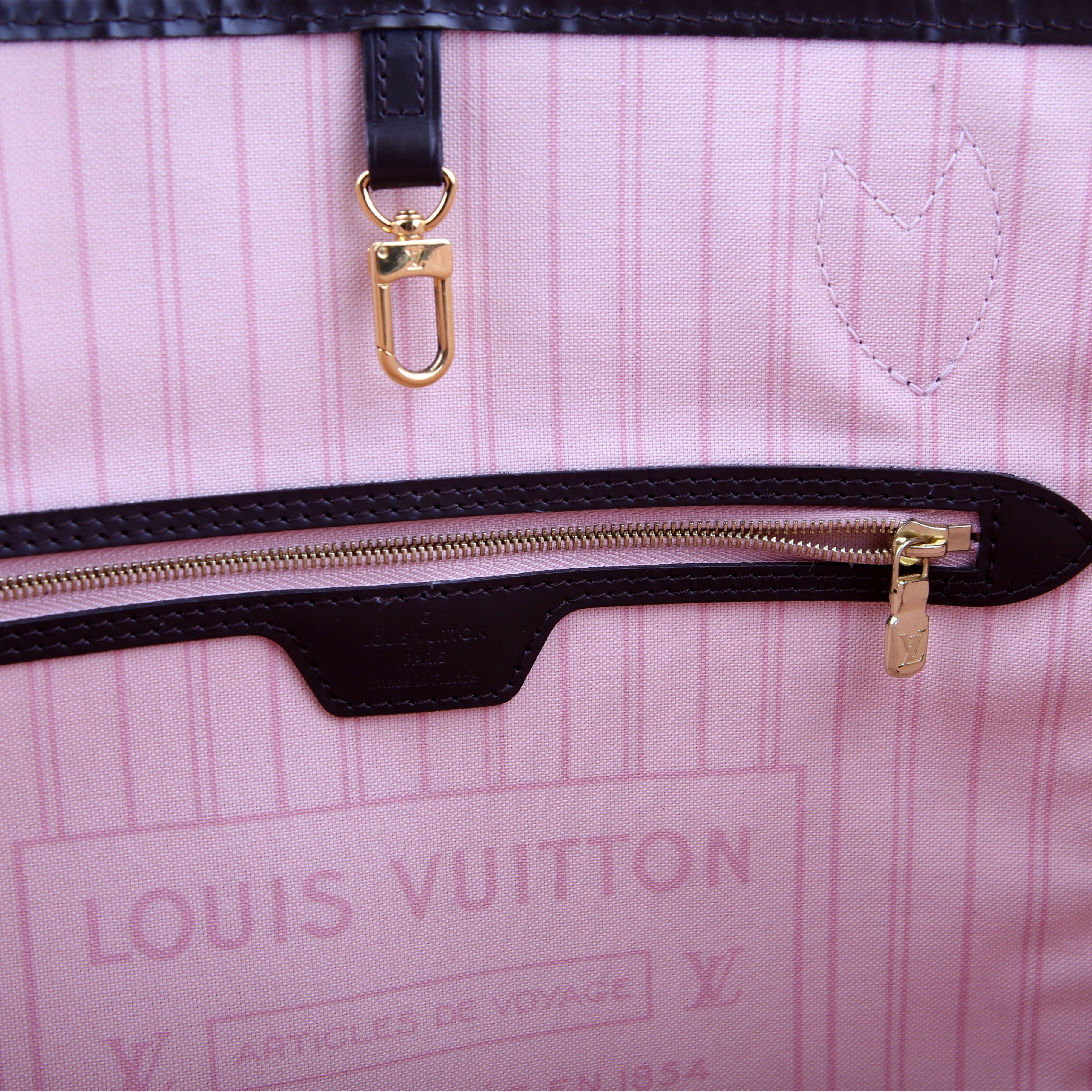 Neverfull with Wallet MM Damier Ebene