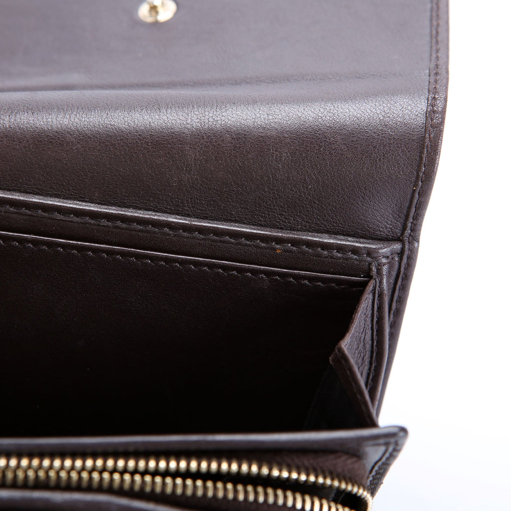 256935 GG Canvas Tri-Fold Compact Wallet