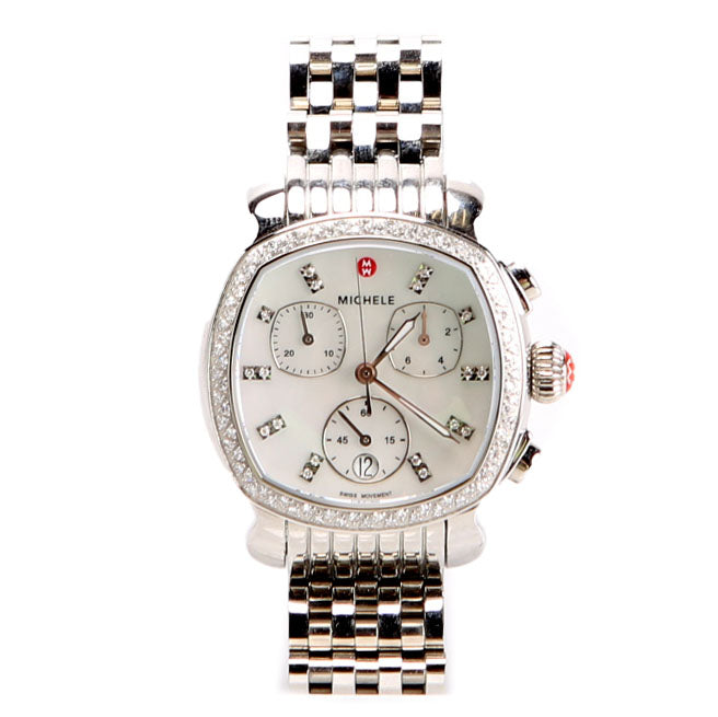 Lilou Mother Of Pearl Diamond Bezel