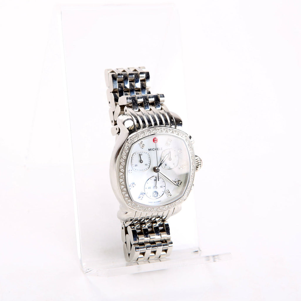 Lilou Mother Of Pearl Diamond Bezel