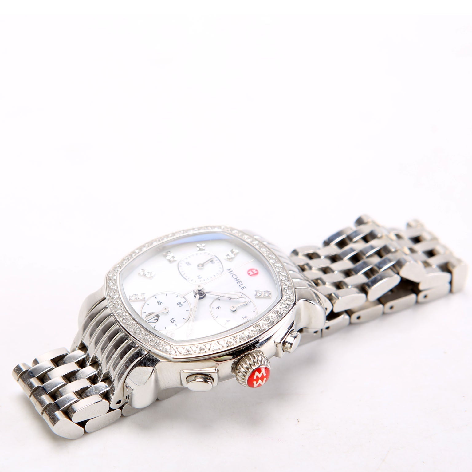 Lilou Mother Of Pearl Diamond Bezel