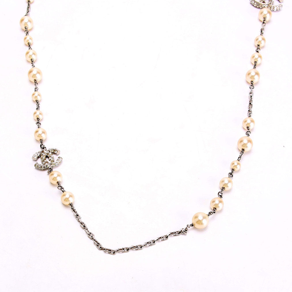 Crystal CC Pearl long