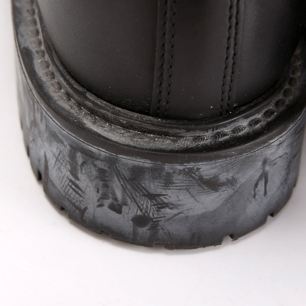 D-Major Tweed Calf Ankle Boots Size 36.5