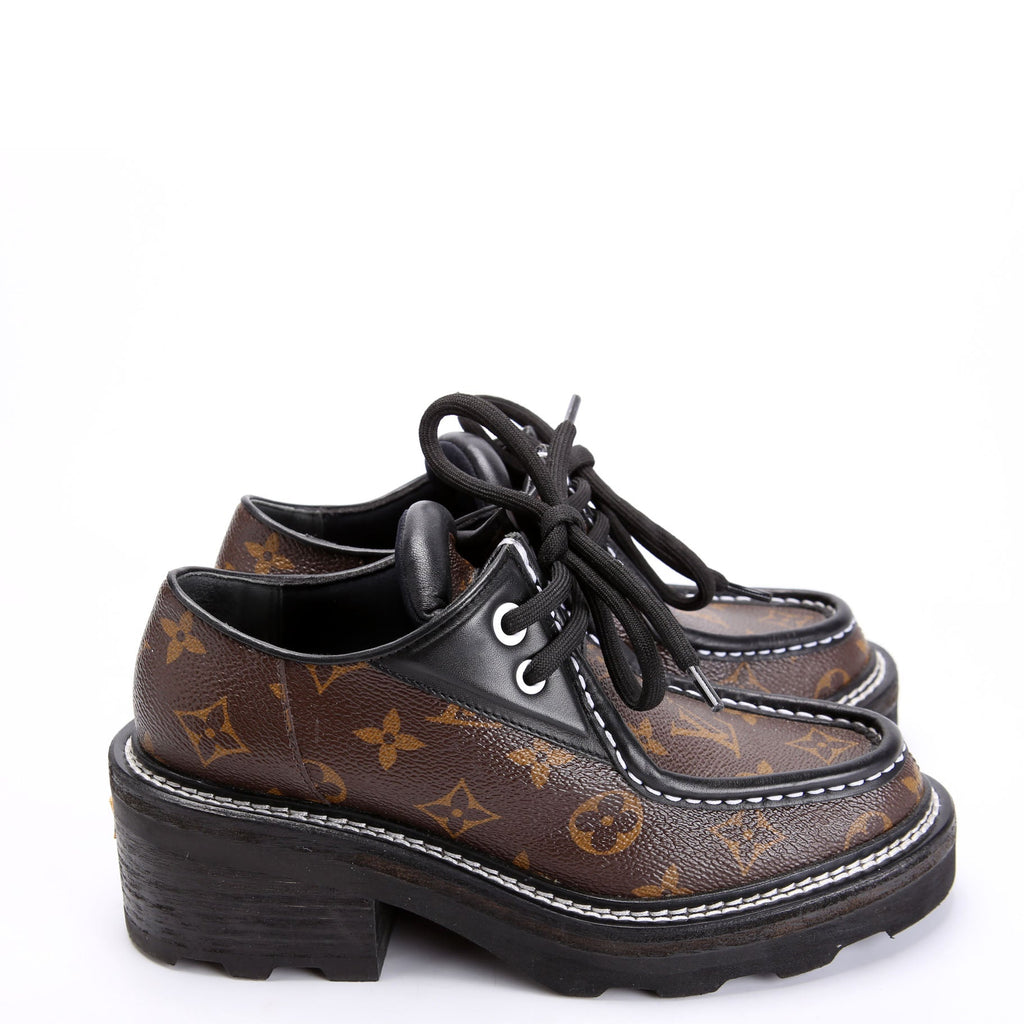 Beaubourg Platform Derby Size 36 Brown/Black