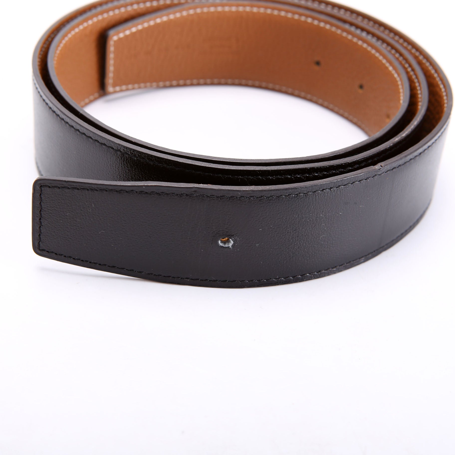 Constance H Narrow Belt Size 100 Black/Brown