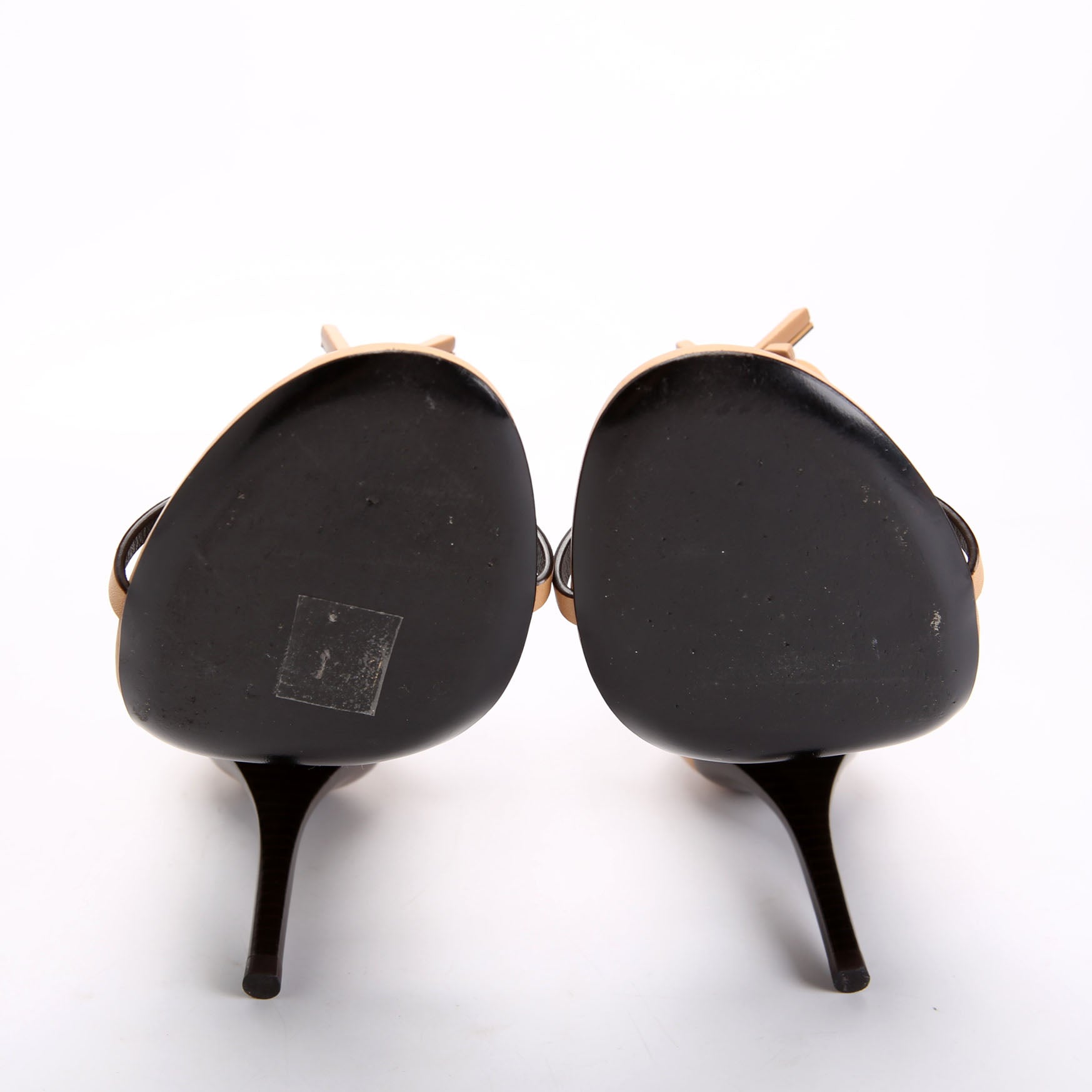 Cassandra Monogram Sandals 100 Size 36 Tan