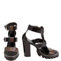 Star Trail Sandals Size 36 Black/Brown