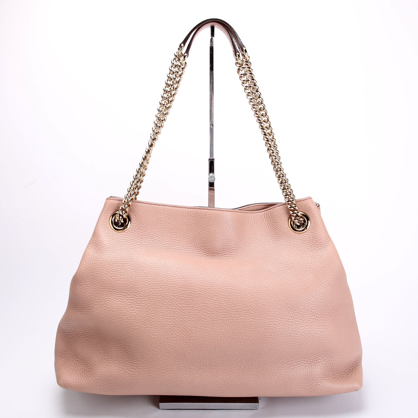 Gucci 308982 Soho Leather Shoulder Medium Tan