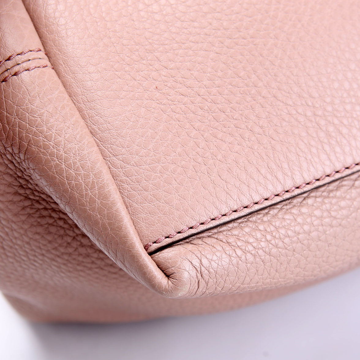 Gucci 308982 Soho Leather Shoulder Medium Tan