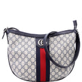 Gucci 598125 Ophidia GG Supreme Small Shoulder Bag Navy