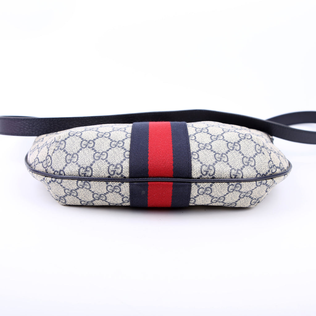 Gucci 598125 Ophidia GG Supreme Small Shoulder Bag Navy