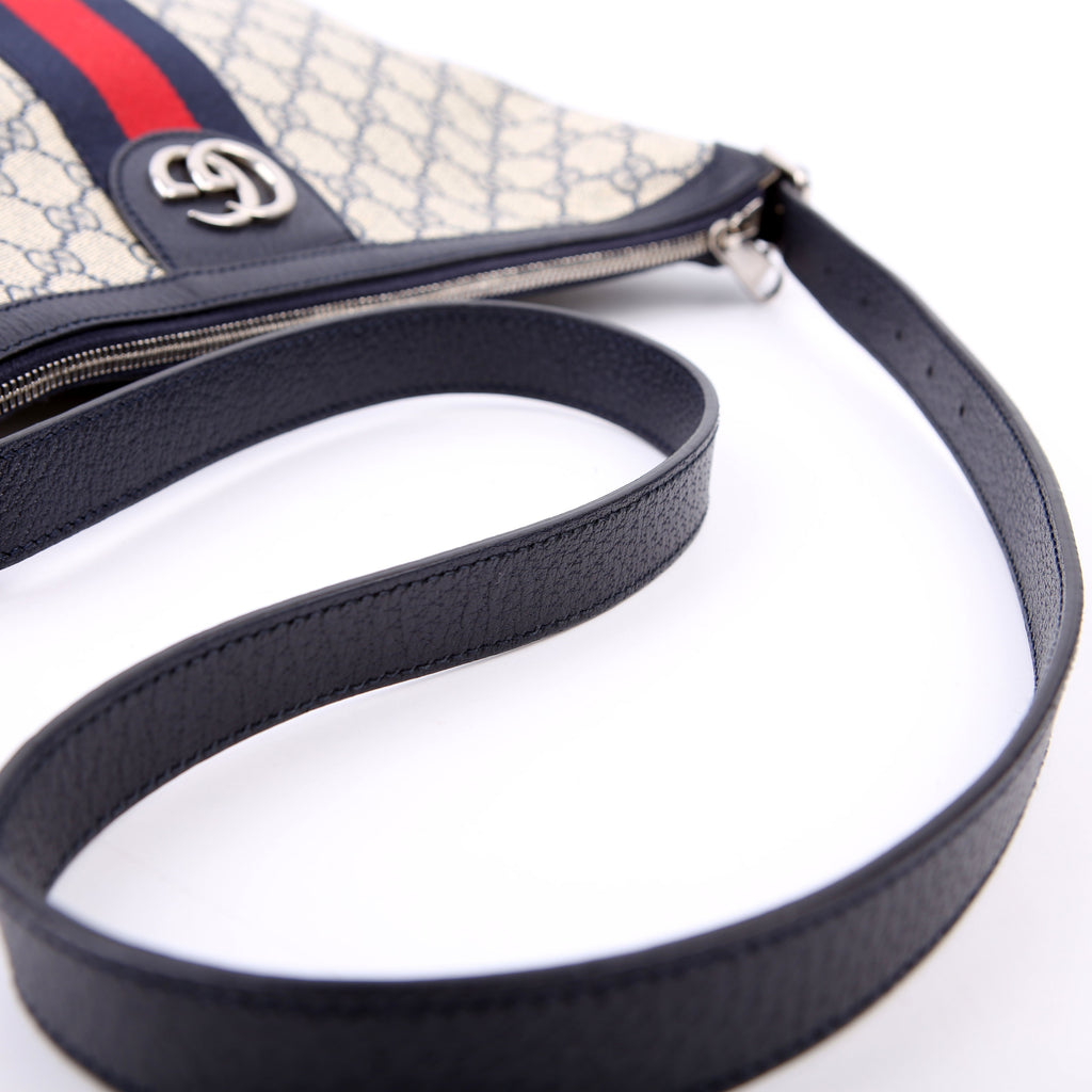 Gucci 598125 Ophidia GG Supreme Small Shoulder Bag Navy