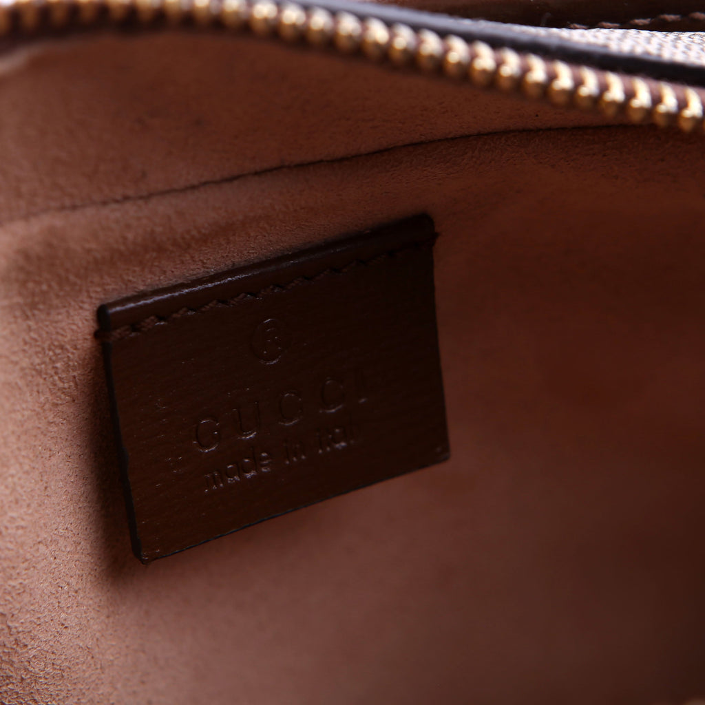 Gucci 625764 GG Supreme Travel Pouch Brown