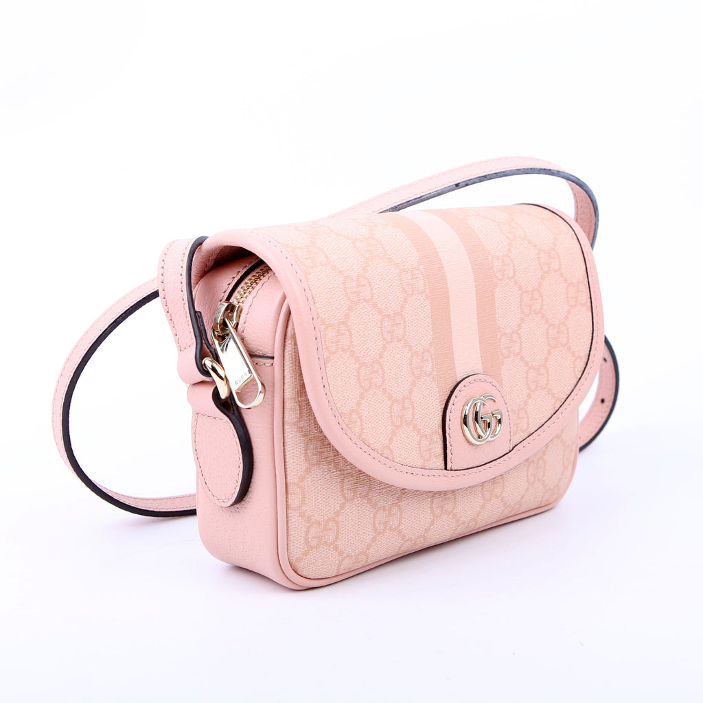 772239 GG Supreme Ophidia Mini Bag Pink