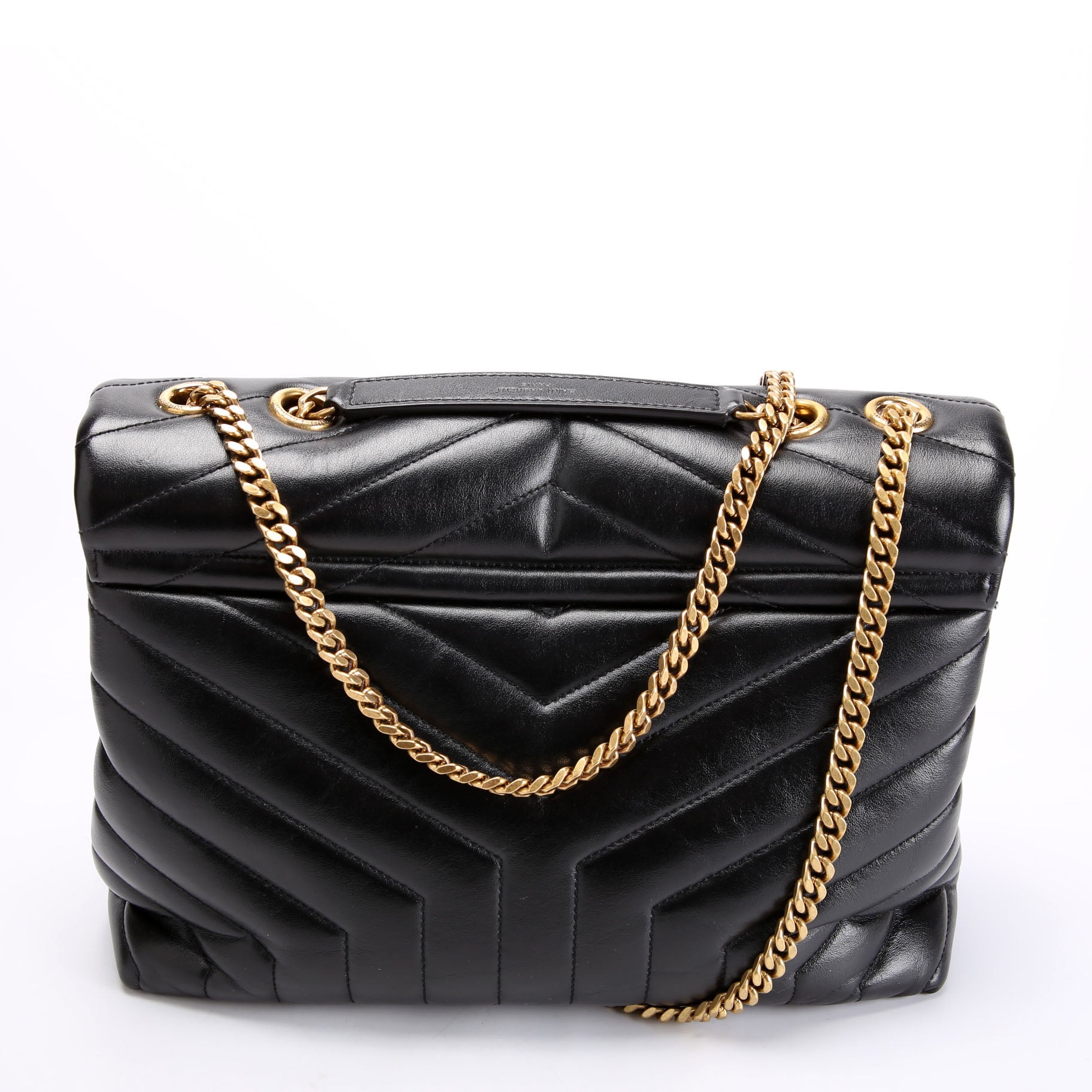 LouLou Satchel Medium 487216 Black