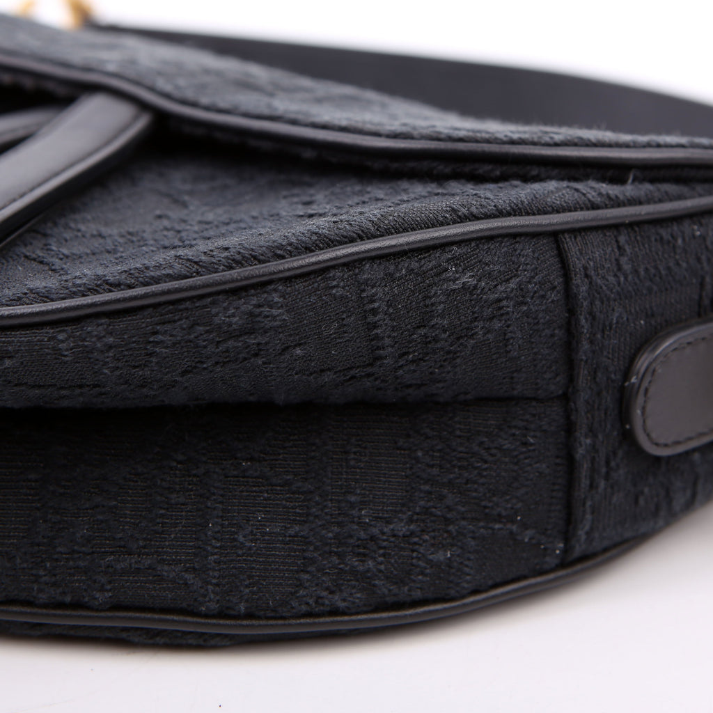 Saddle Bag Oblique Medium Black