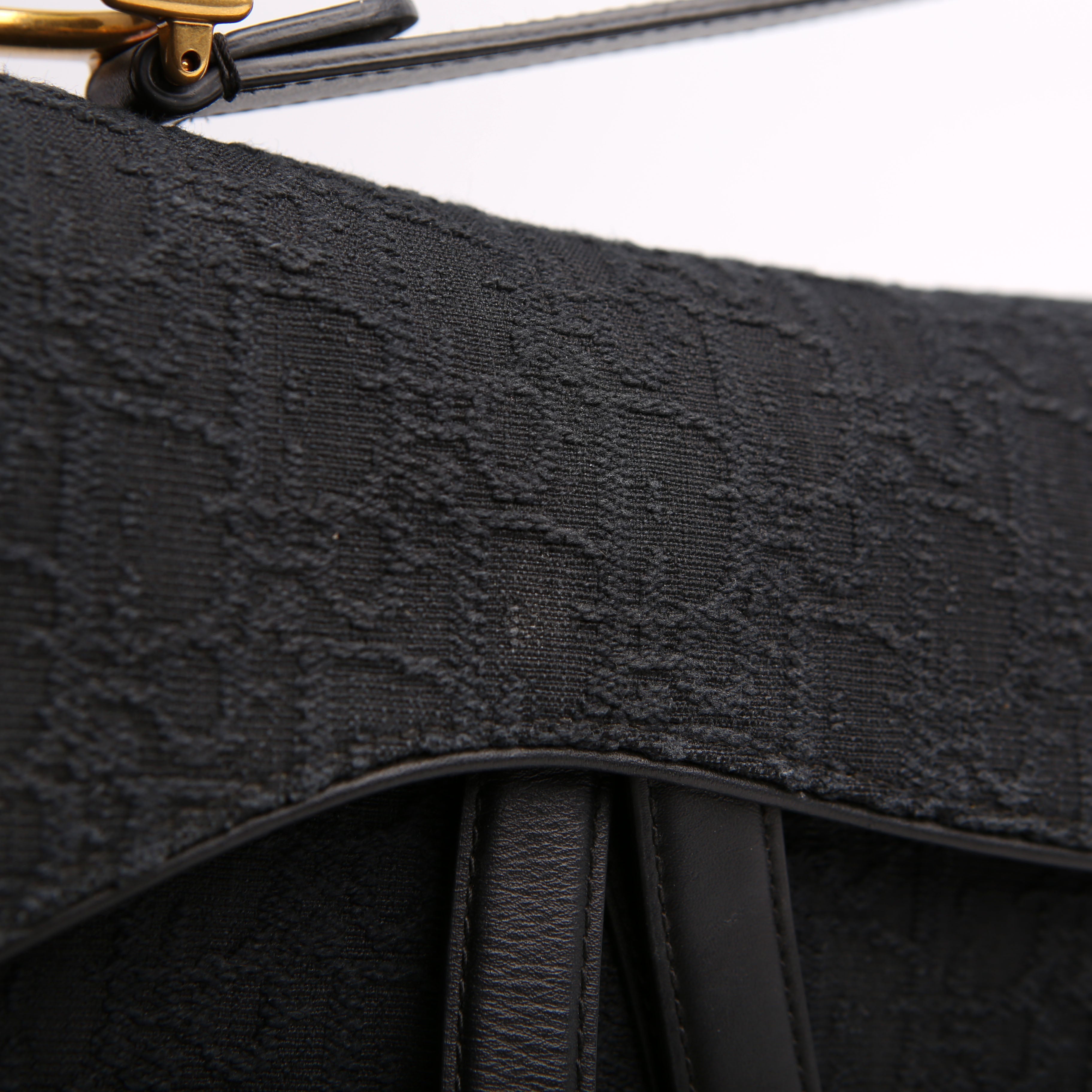 Saddle Bag Oblique Medium Black