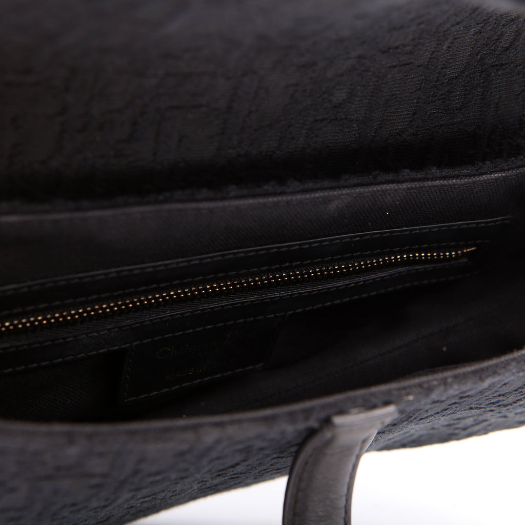 Saddle Bag Oblique Medium Black