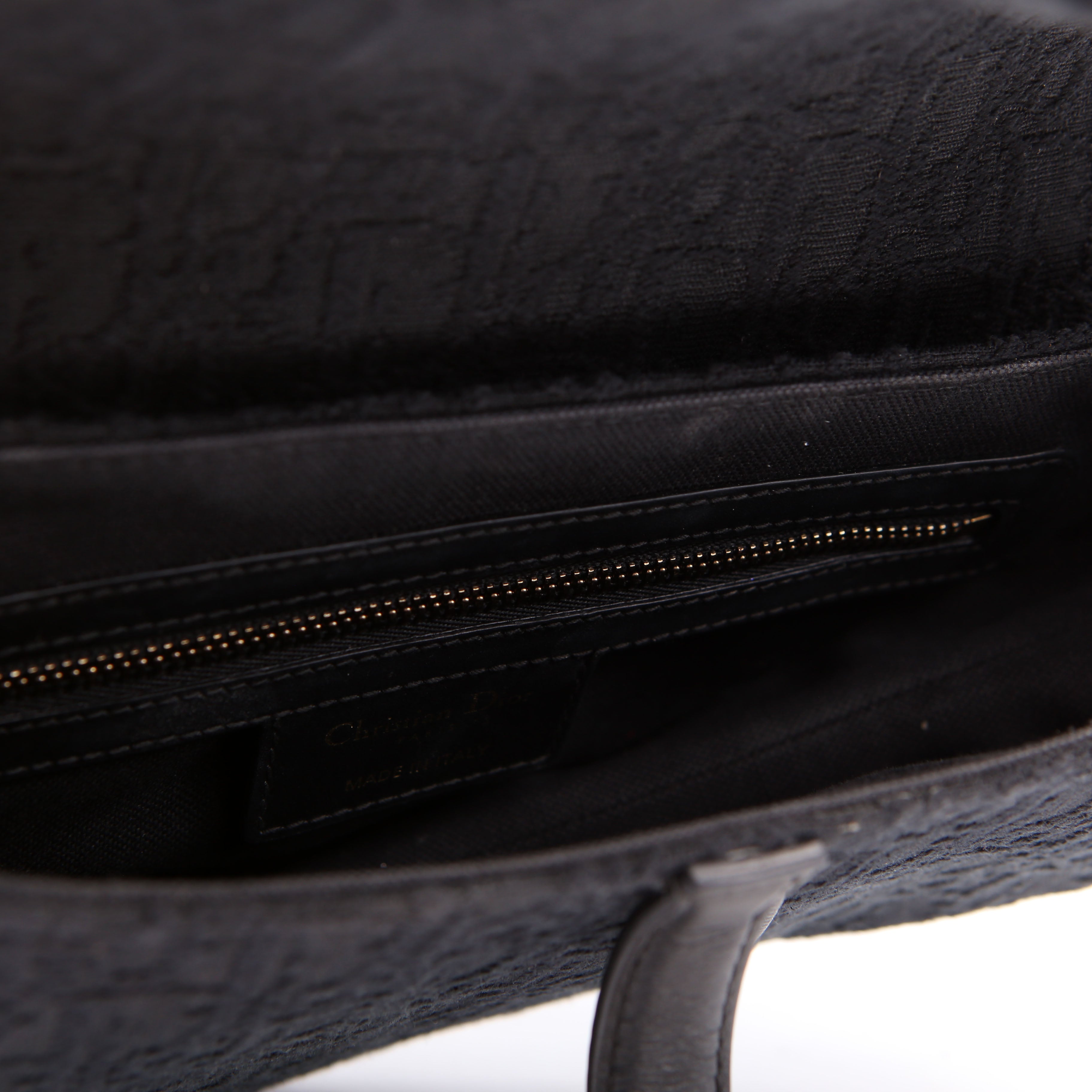 Saddle Bag Oblique Medium Black