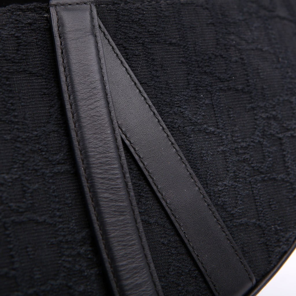 Saddle Bag Oblique Medium Black