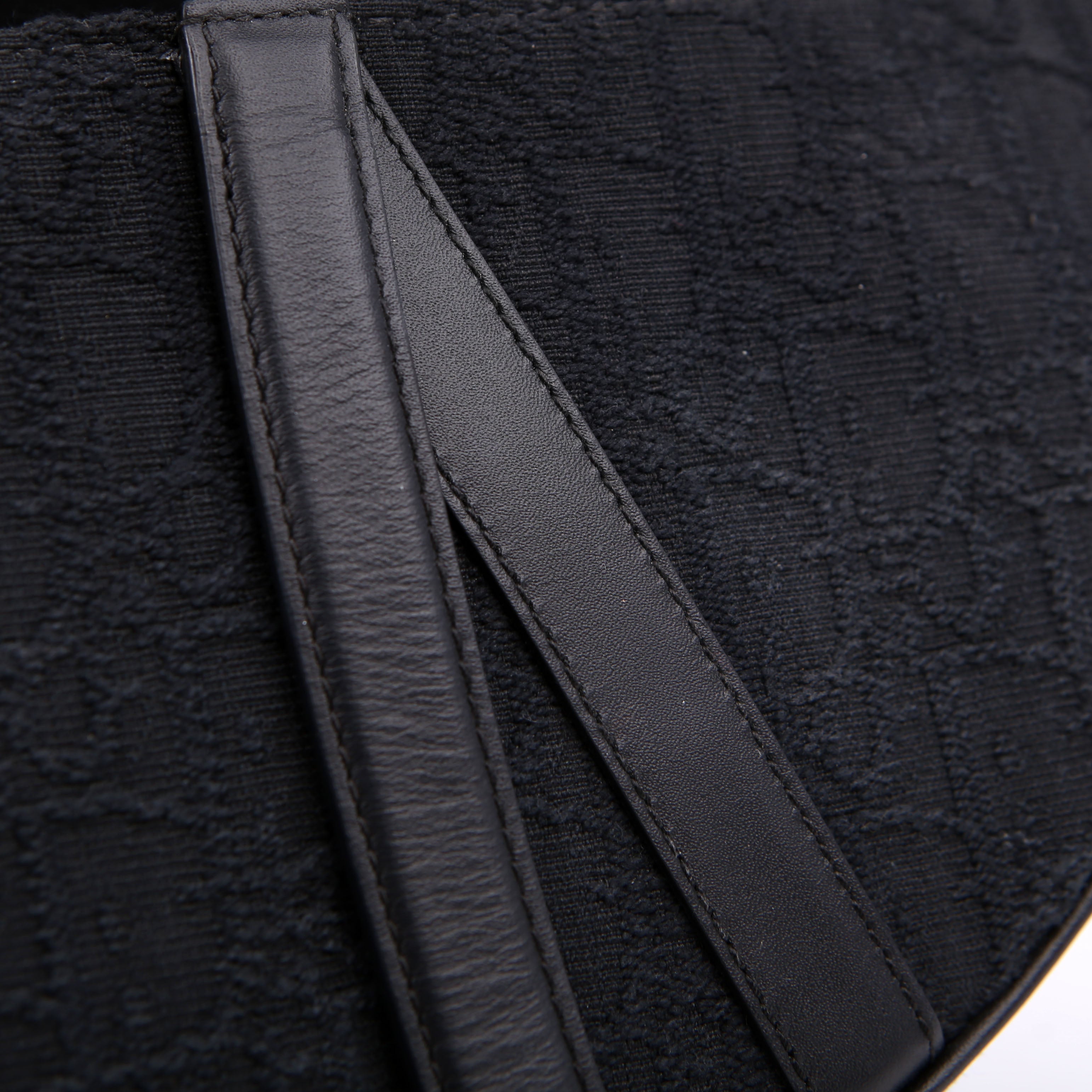 Saddle Bag Oblique Medium Black