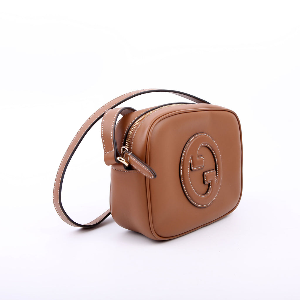 820429 Blondie Camera Shoulder Bag Brown