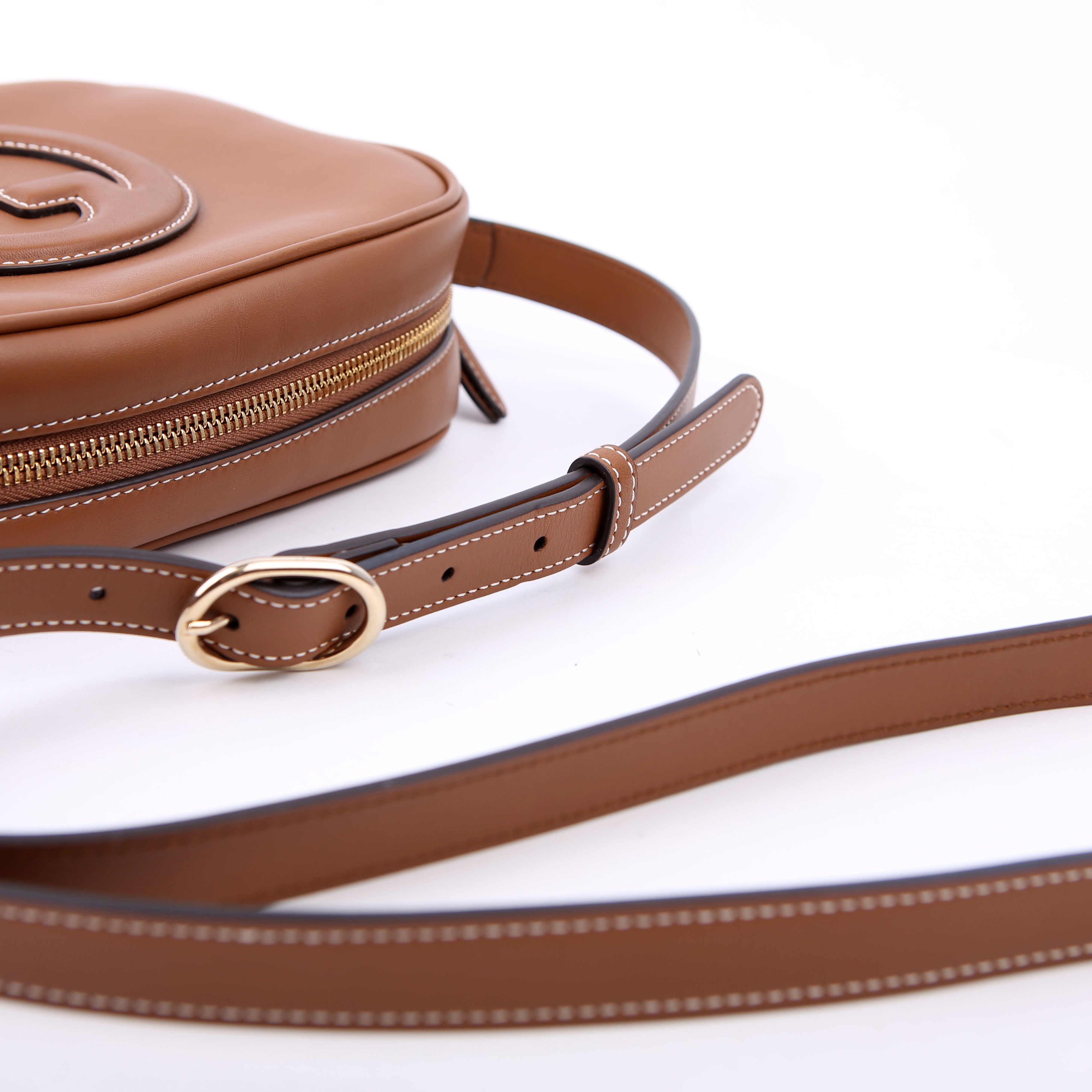 820429 Blondie Camera Shoulder Bag Brown
