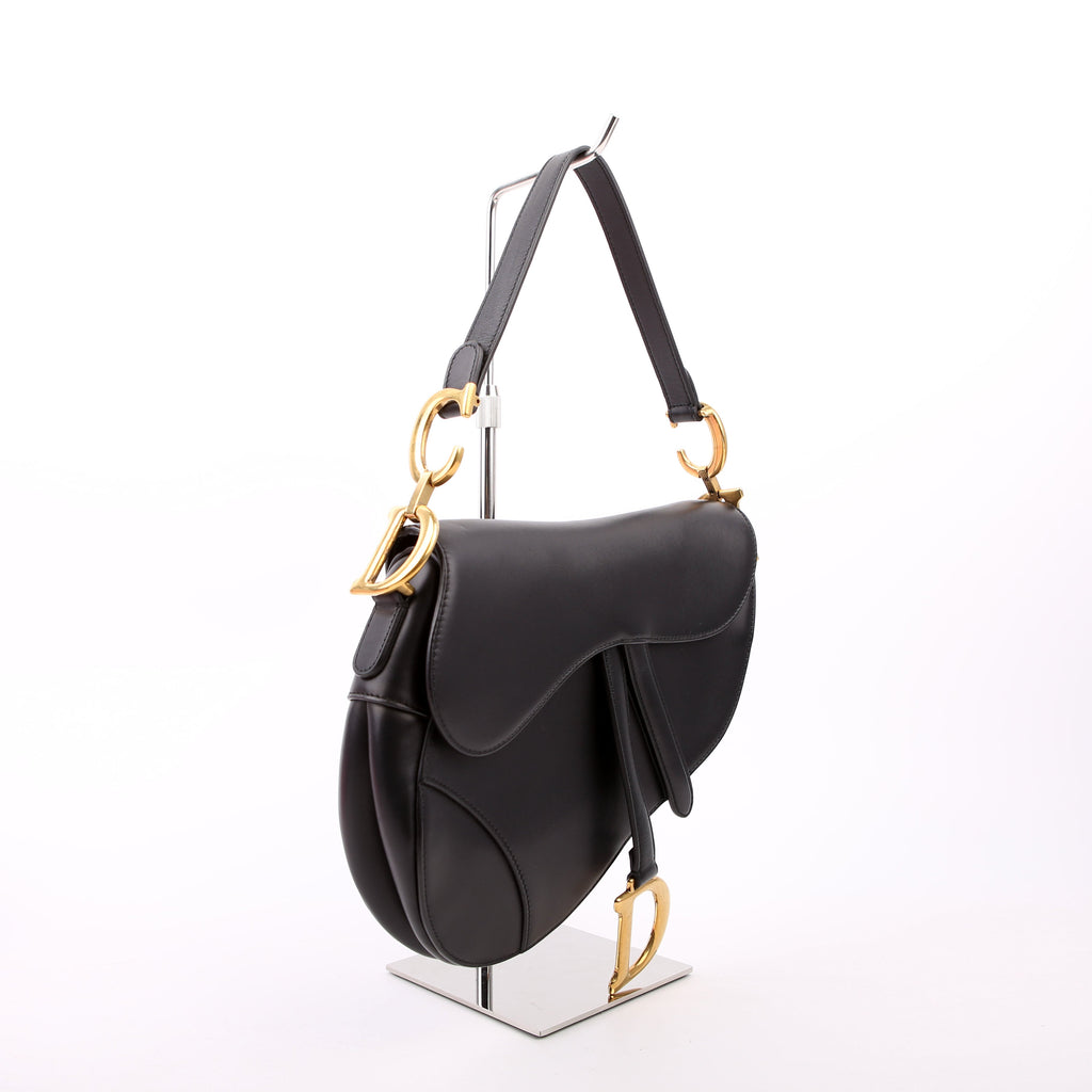 Saddle Bag Leather Black