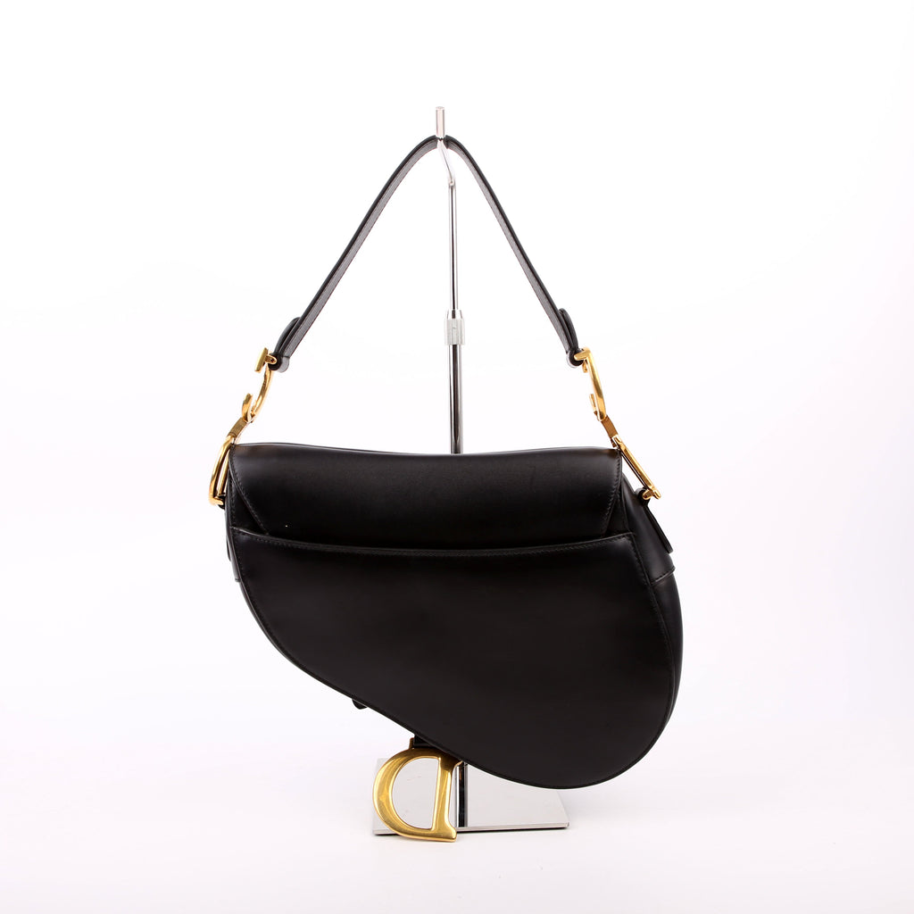 Saddle Bag Leather Black