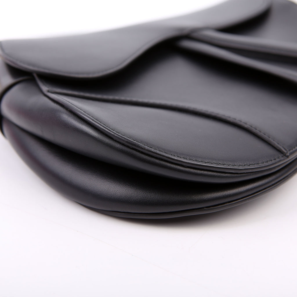 Saddle Bag Leather Black