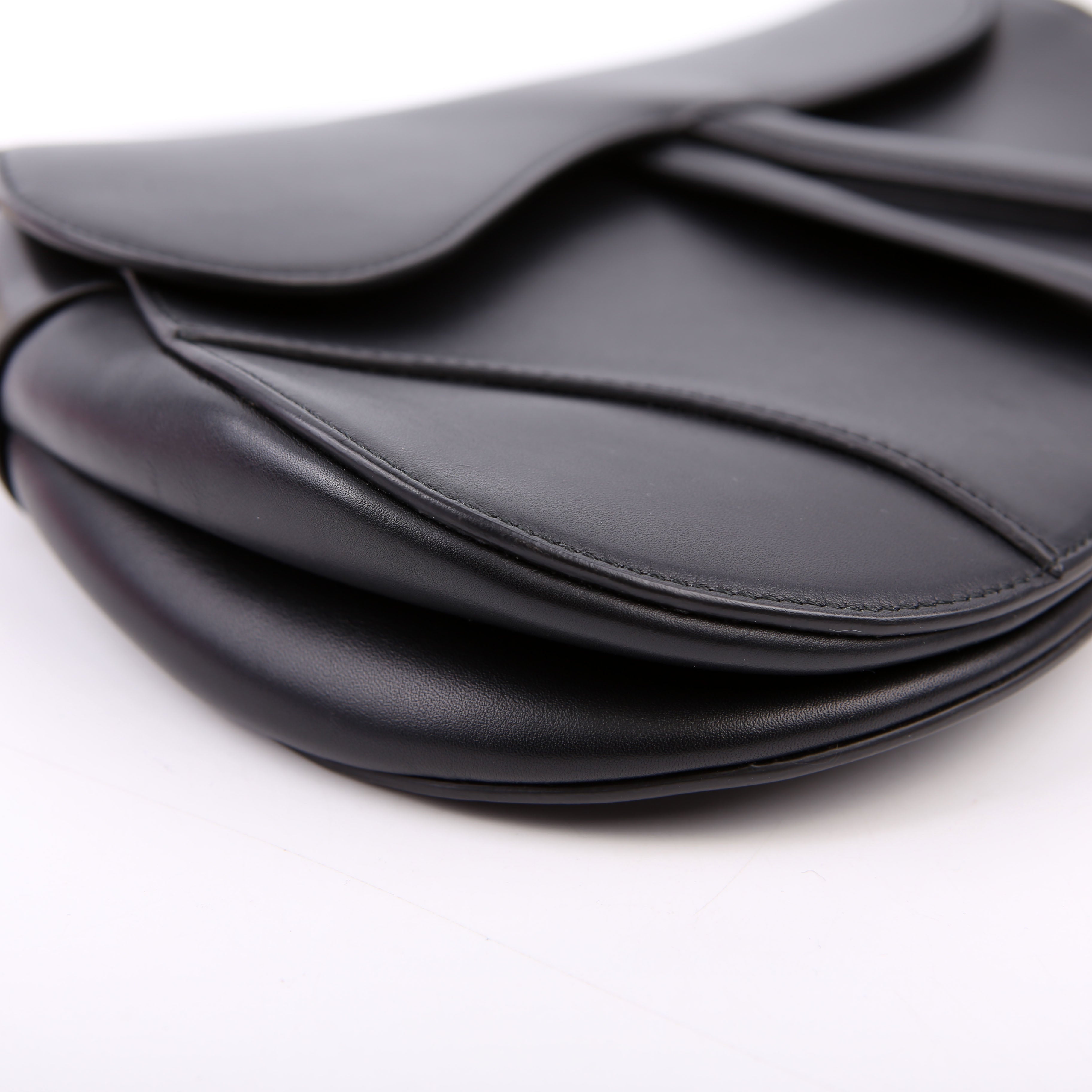 Saddle Bag Leather Black