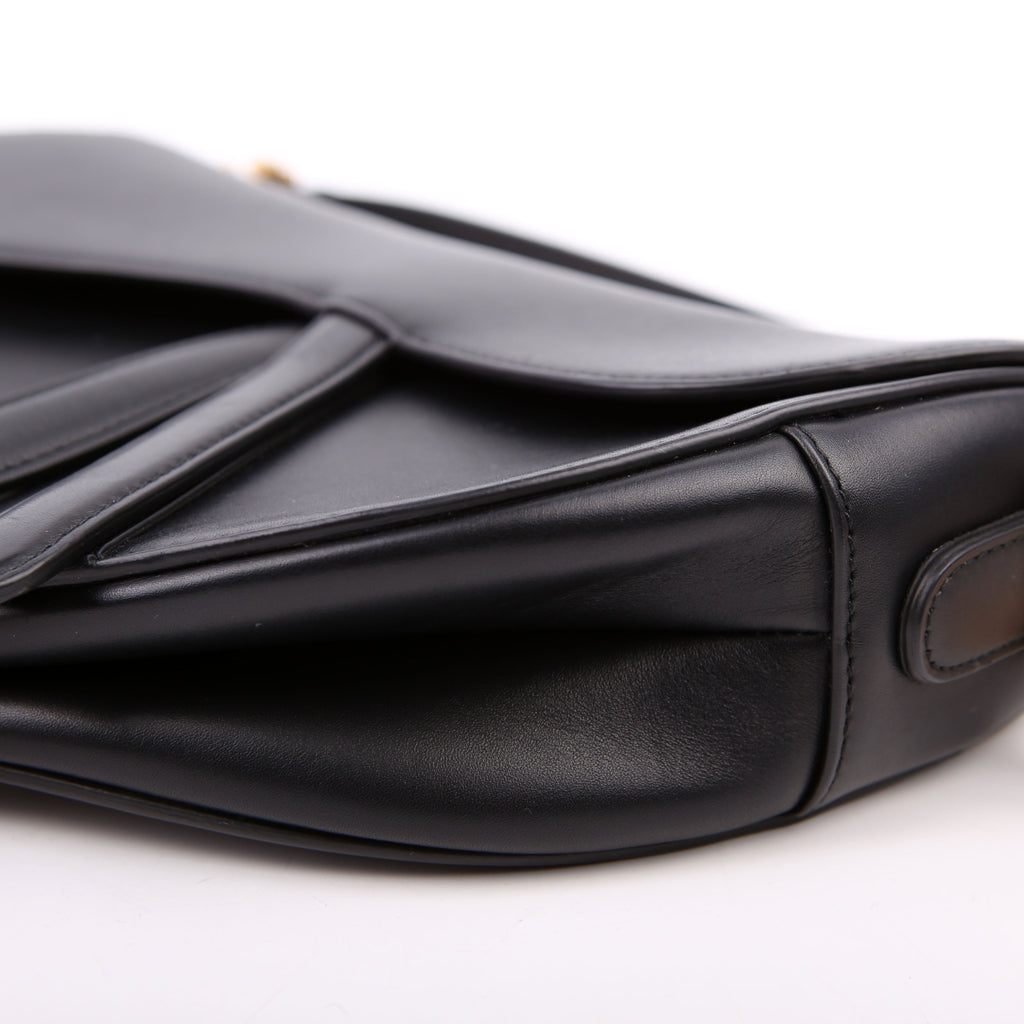 Saddle Bag Leather Black