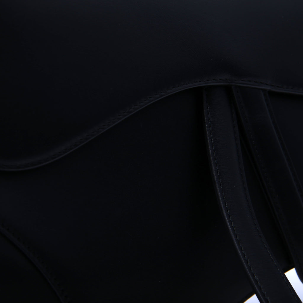 Saddle Bag Leather Black