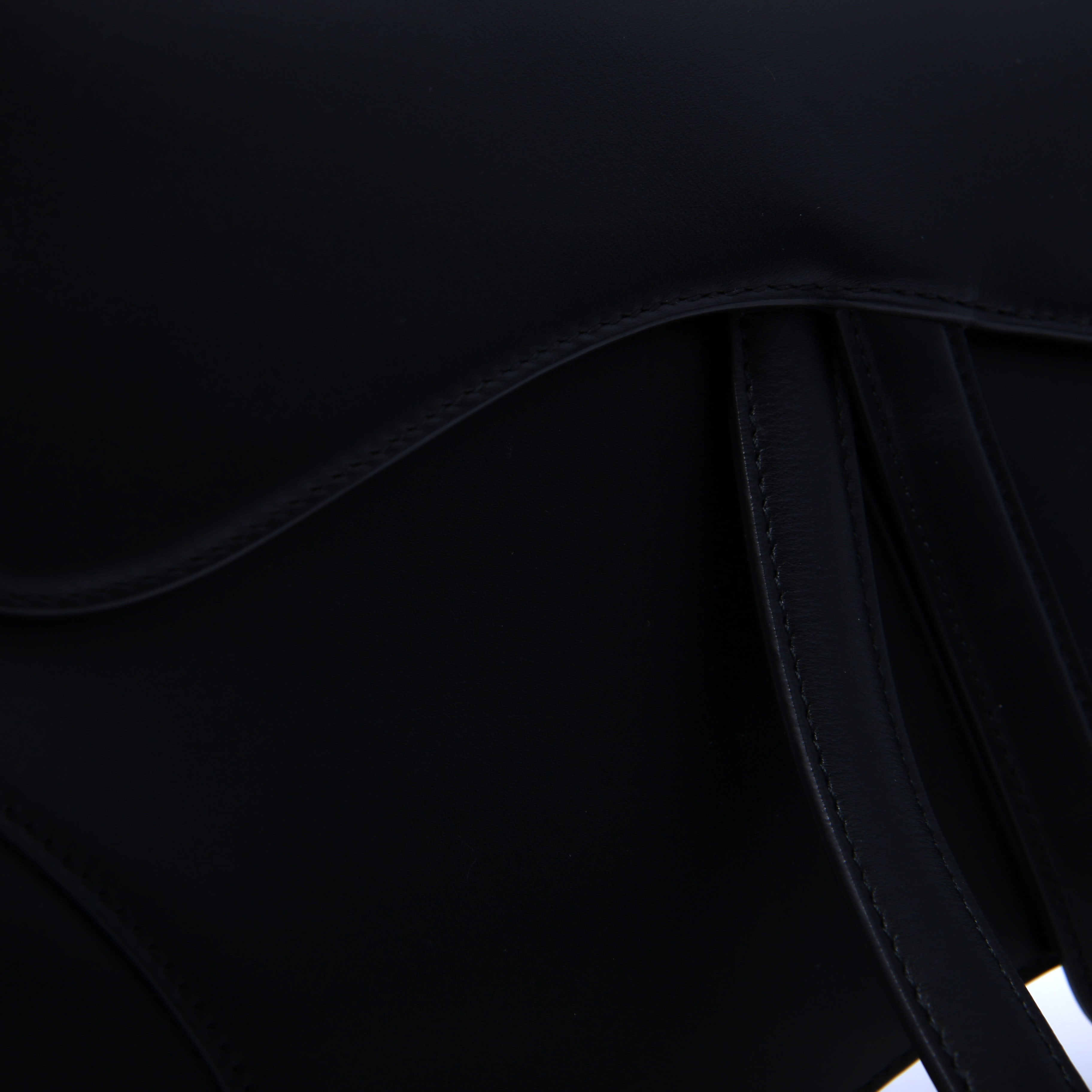 Saddle Bag Leather Black