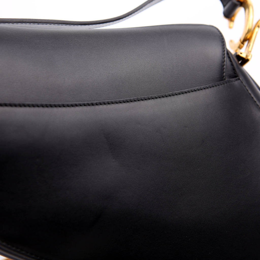 Saddle Bag Leather Black