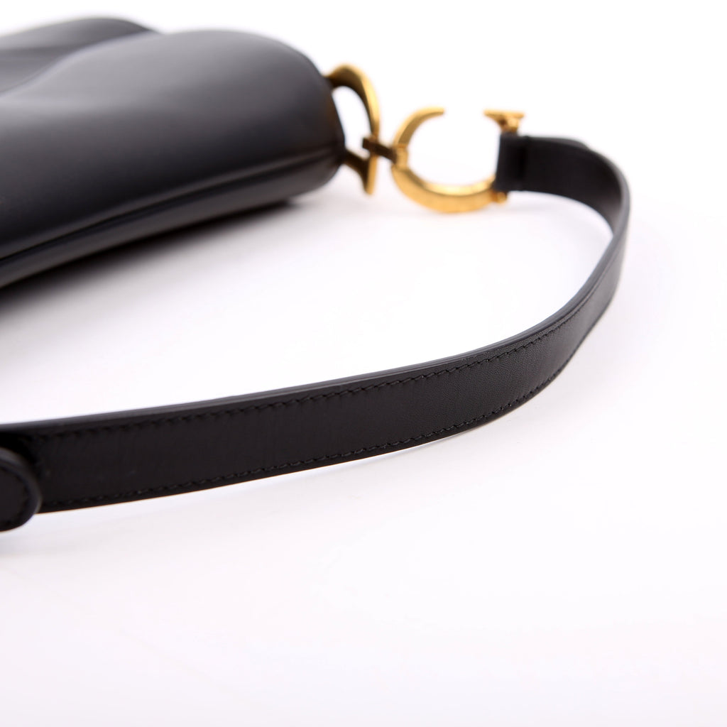 Saddle Bag Leather Black