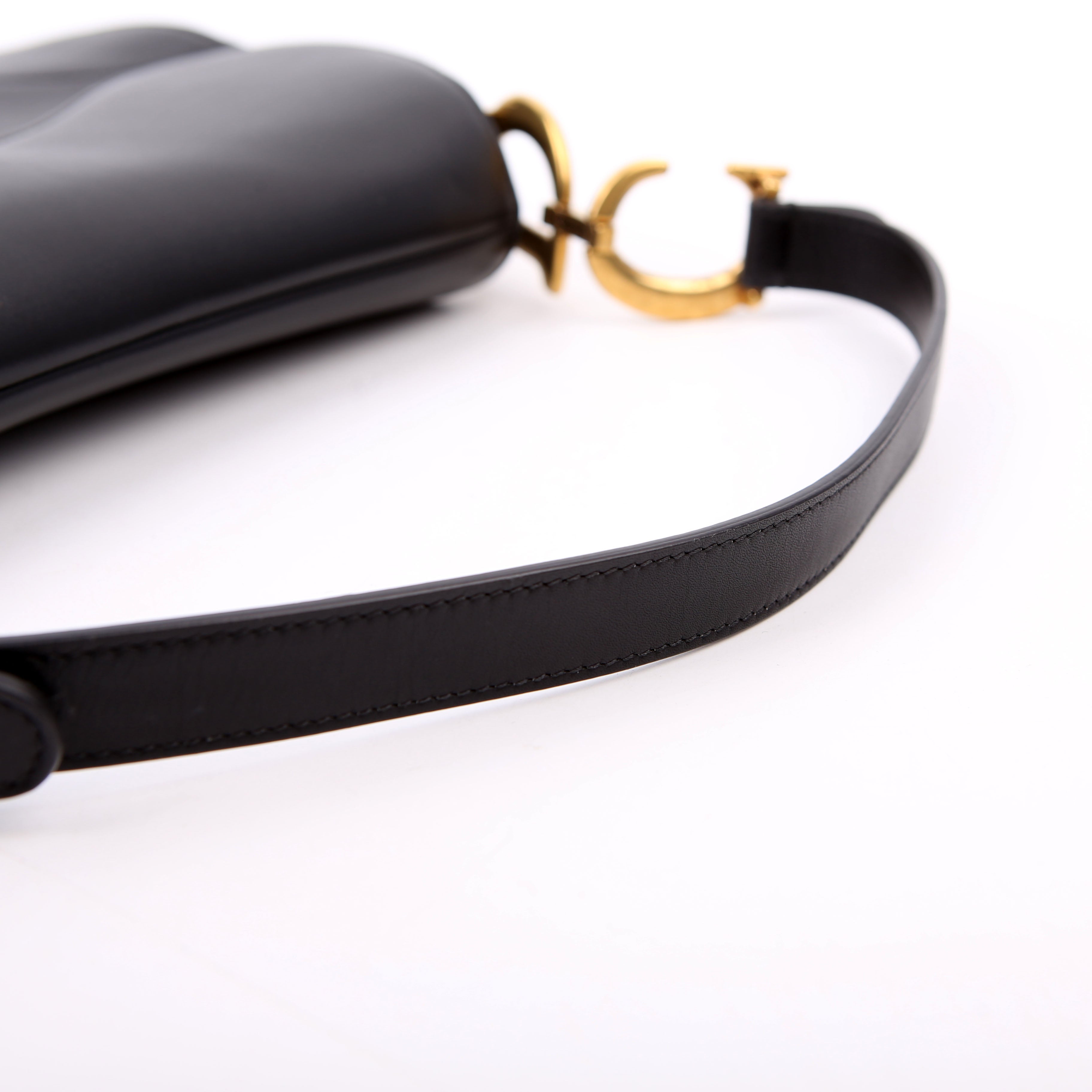 Saddle Bag Leather Black