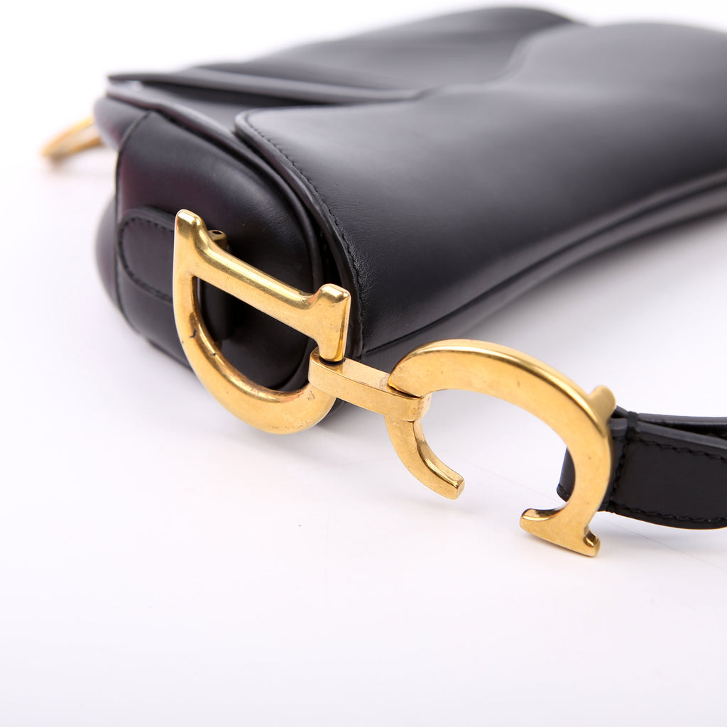 Saddle Bag Leather Black