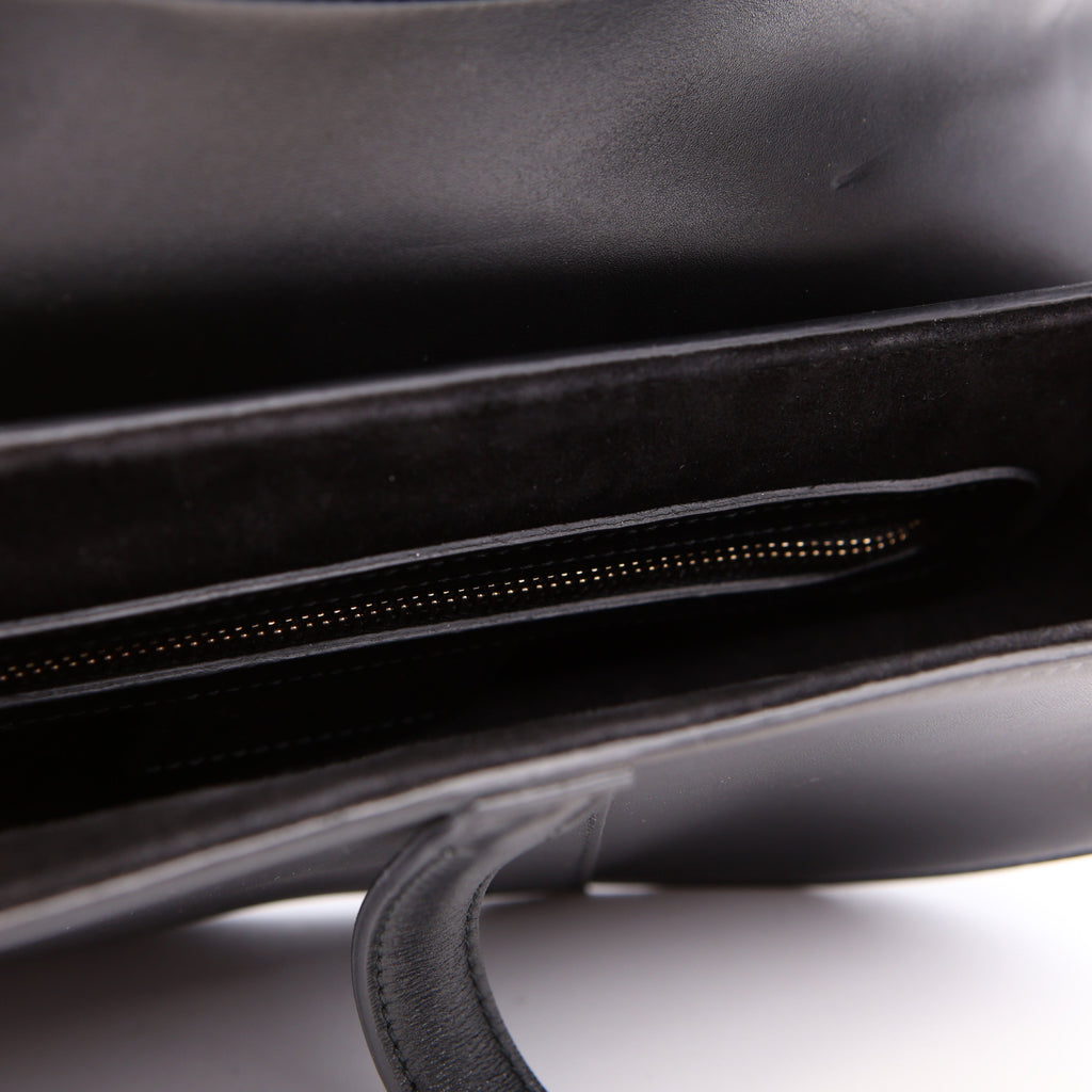 Saddle Bag Leather Black